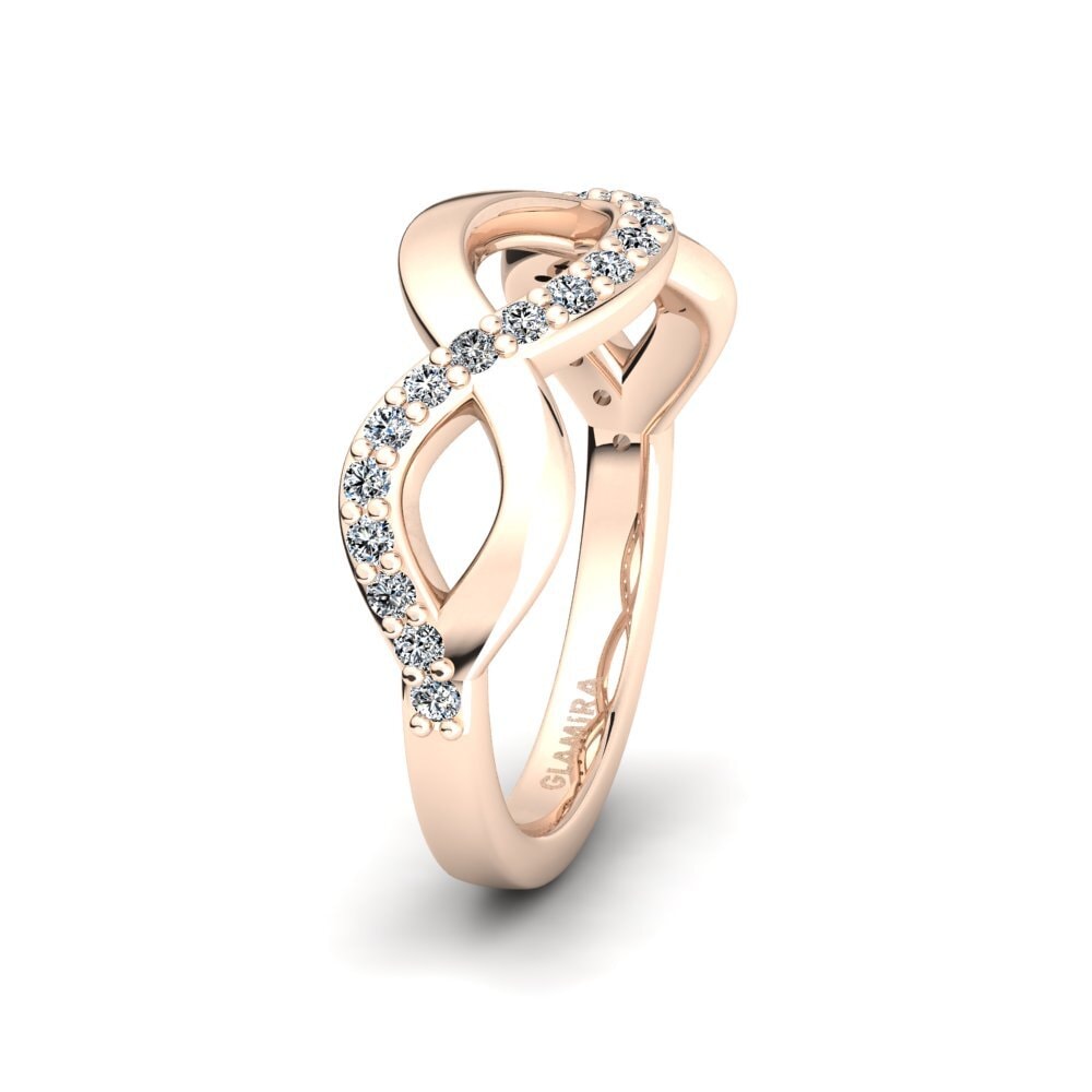14ct Rose Gold Ring Pleasant Search SET