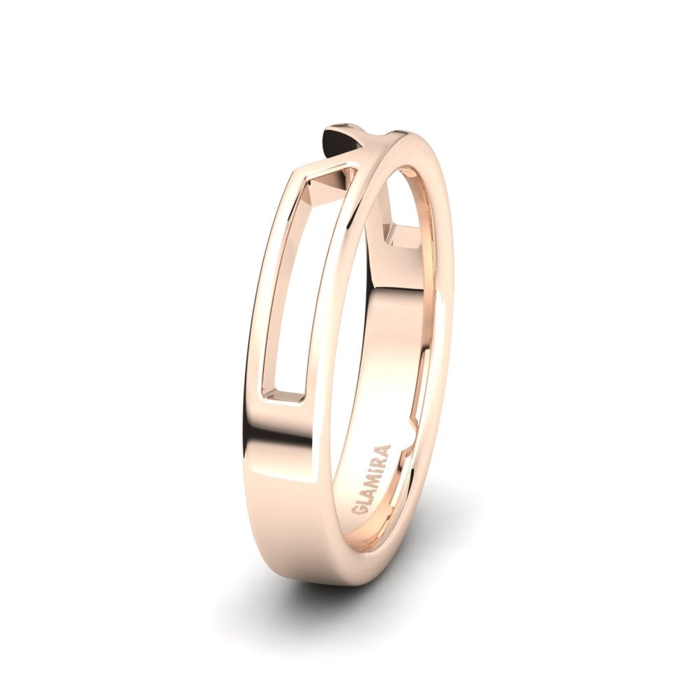 14ct Rose Gold Ring Pleasant Sparkle SET
