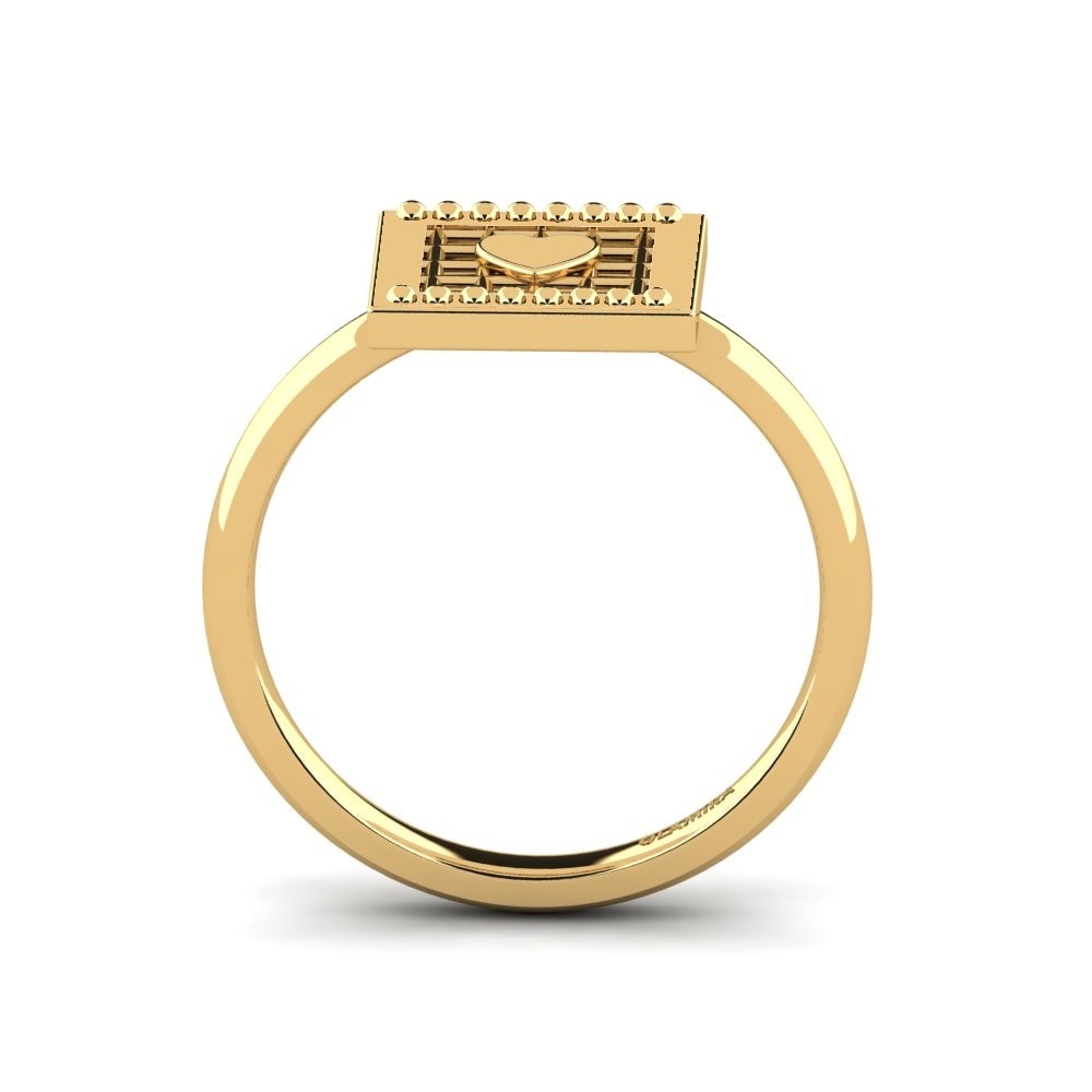 Design Ringen Koop GLAMIRA Ringen Plumier in 9K Geel | GLAMIRA.nl