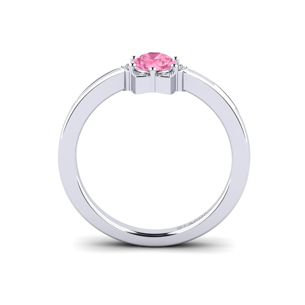 Zafiro Rosado Anillo de compromiso Pocot