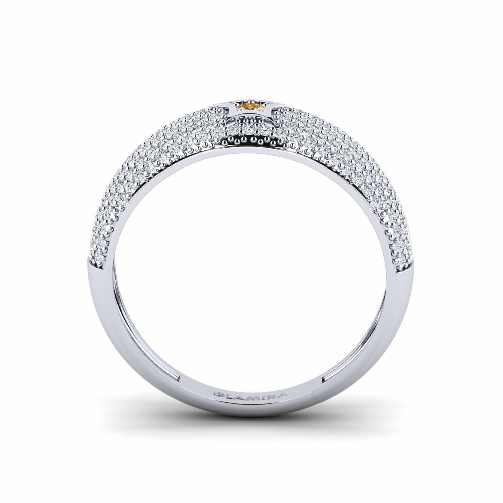 Diamant Brun Bague Polyarga