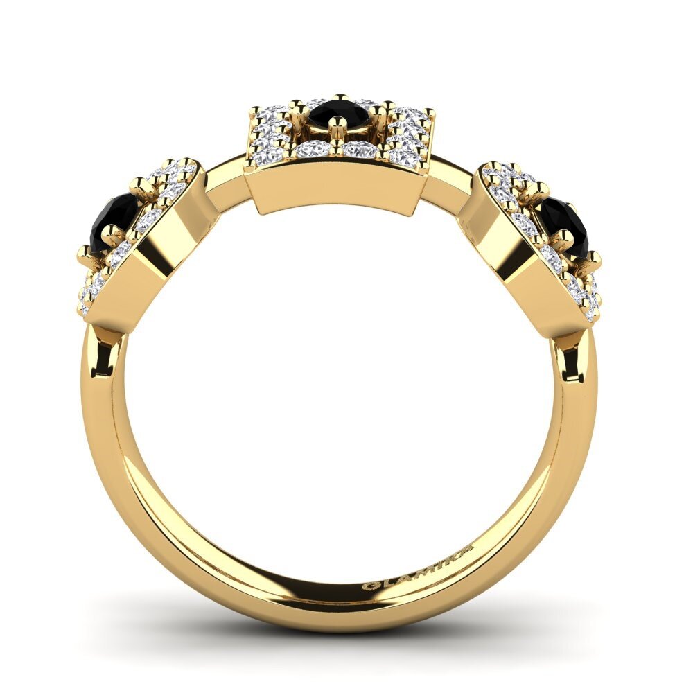 Black Sapphire Ring Polymnia