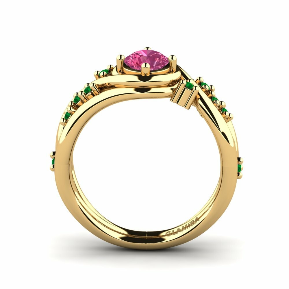 Pink Tourmaline Engagement Ring Pravin