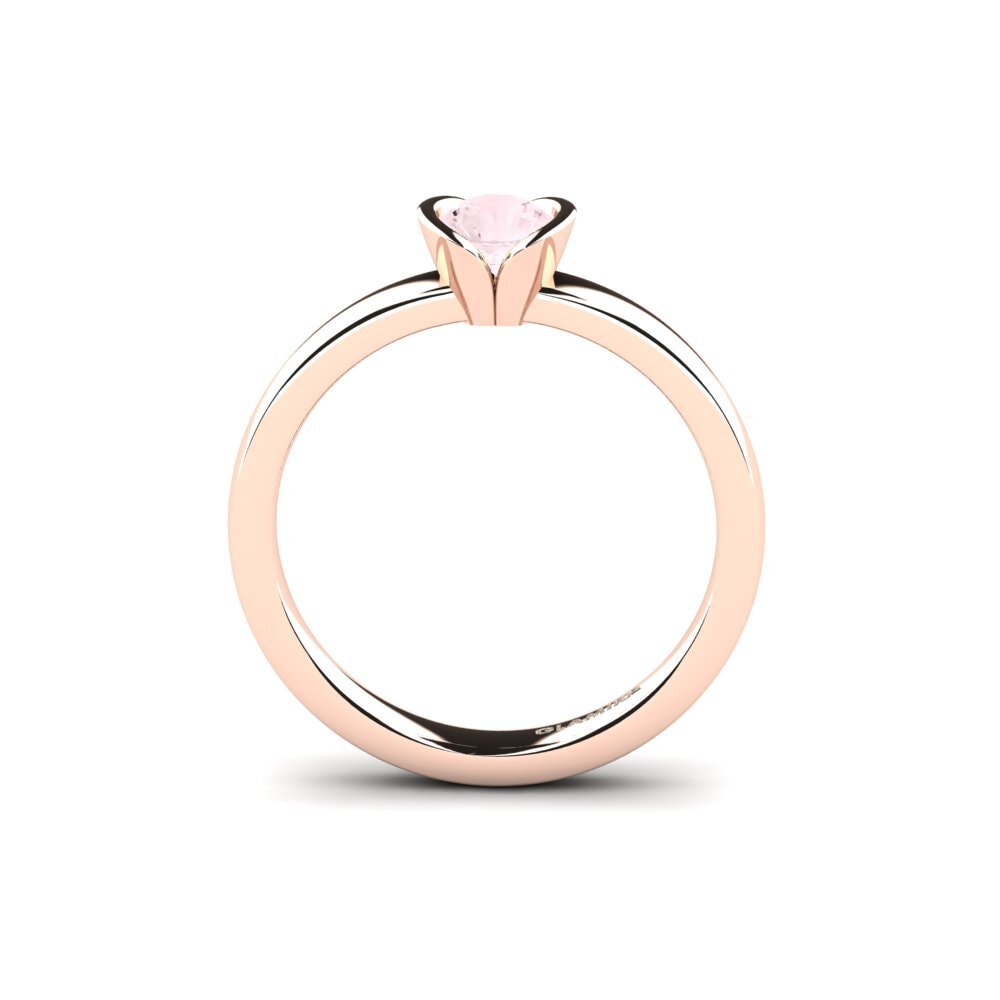 Rosenquarz Brautset Precious Moments Ring A