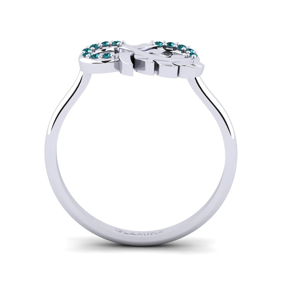 Blauer Diamant Ring Prematuru