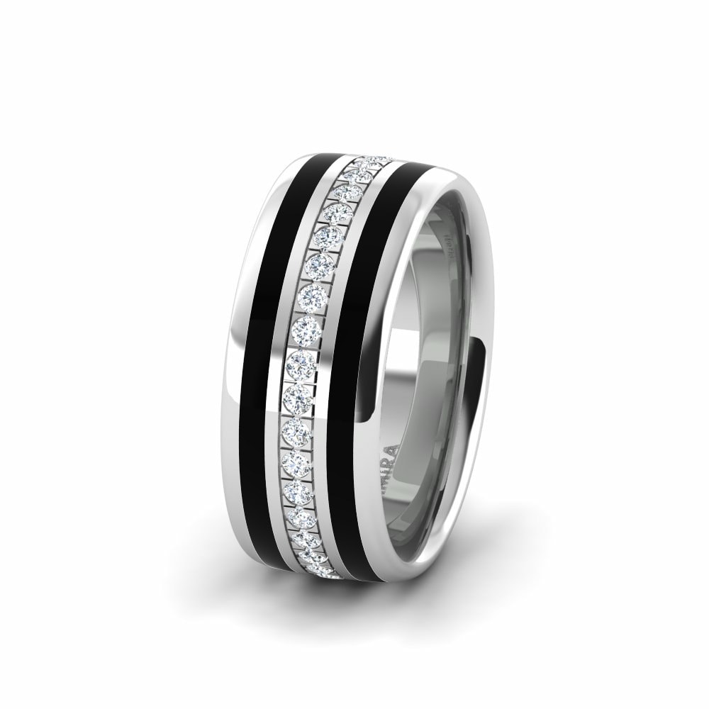0.57 Carat Women's Wedding Ring Pretty Expression 8 mm