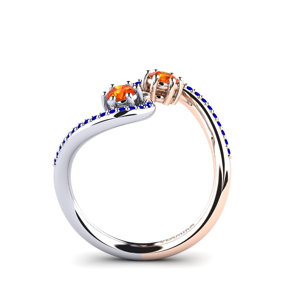 14k Rose & White Gold Ring Priyota
