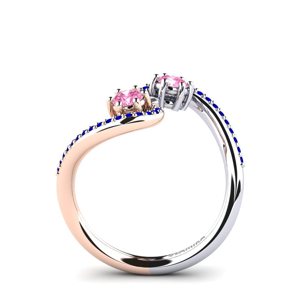 14k White & Rose Gold Ring Priyota