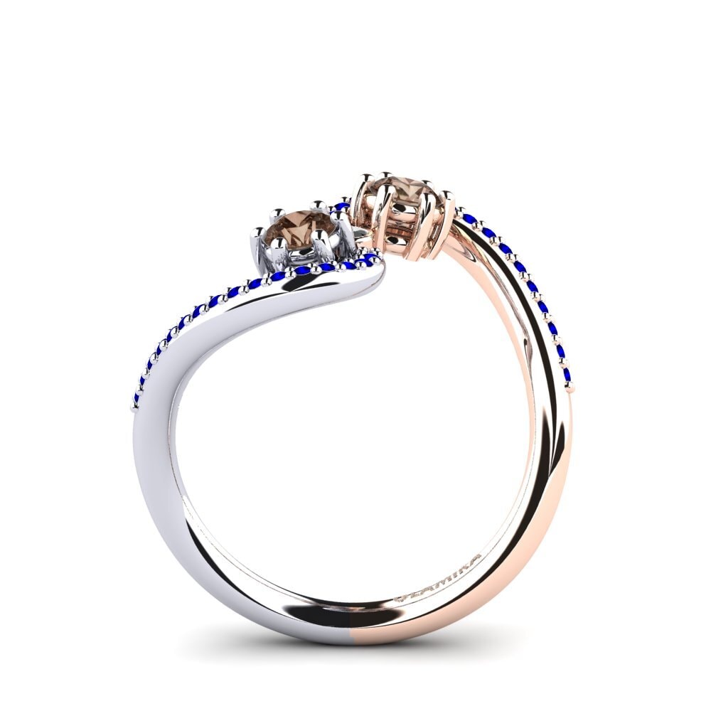 14k Rose & White Gold Ring Priyota
