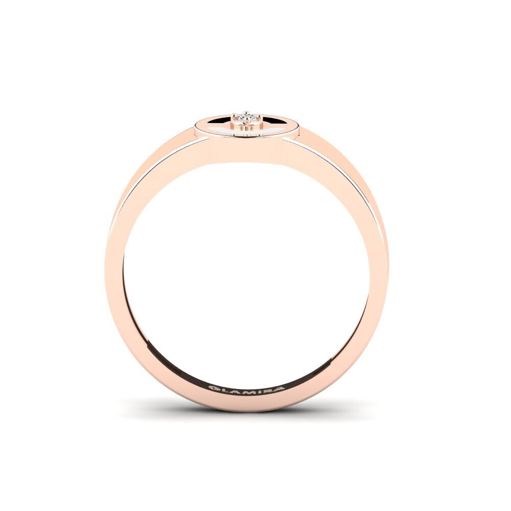9ct Rose Gold Pinky Ring Profonda
