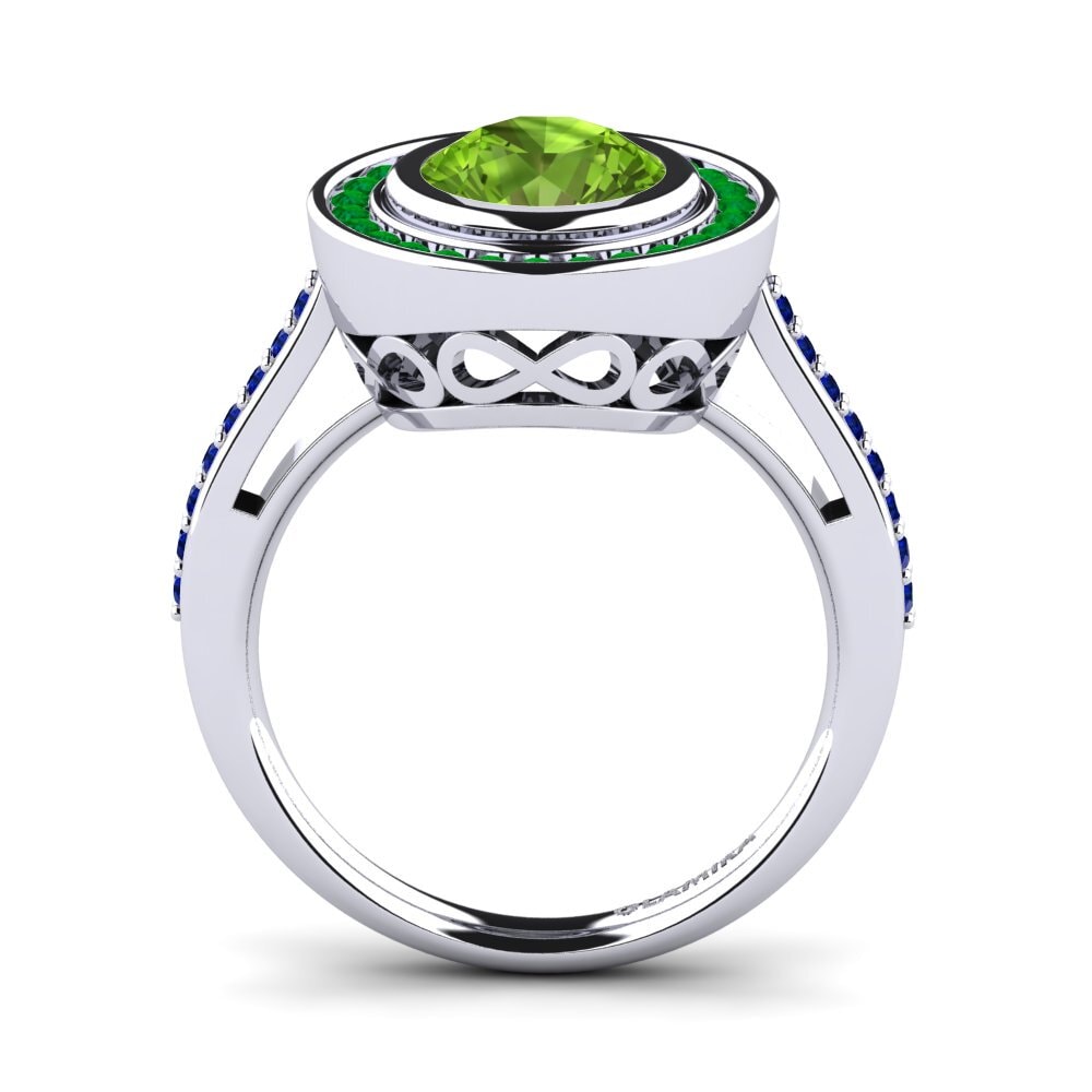 Peridot Engagement Ring Prunella