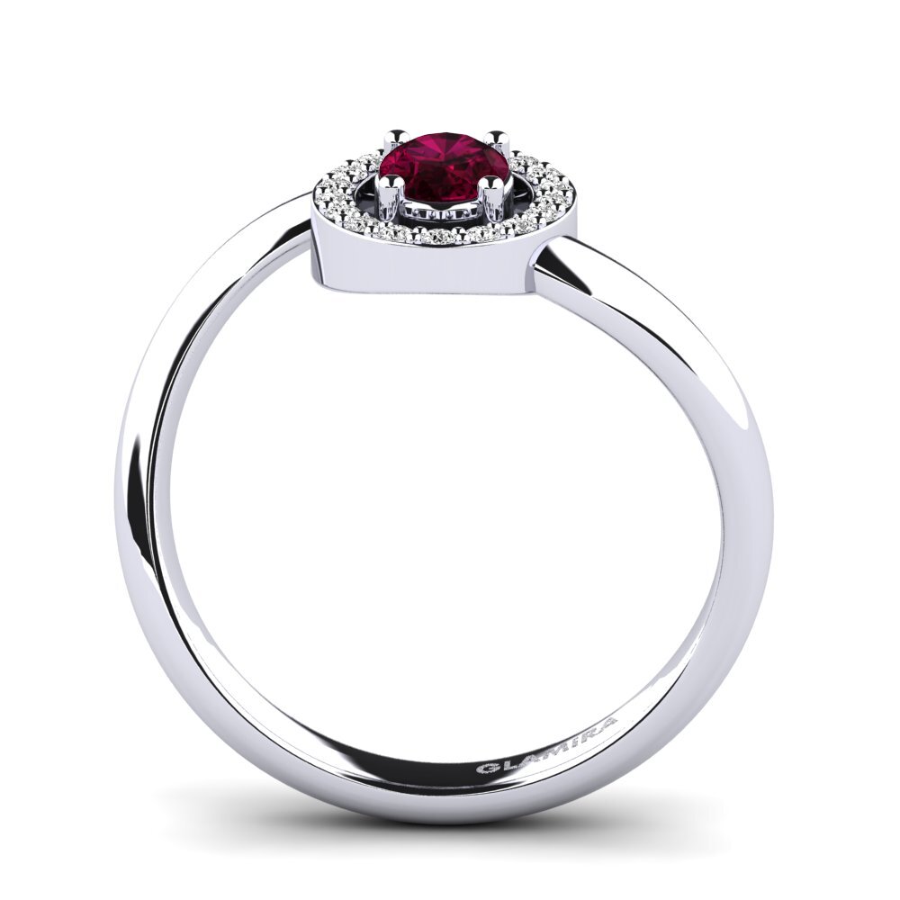 Rhodolite Garnet Women's Ring Puccod