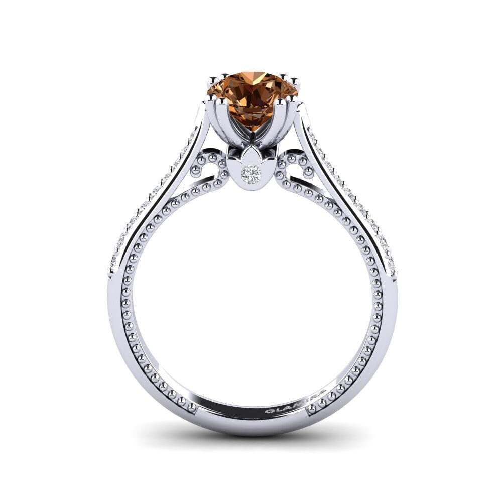 Brown Diamond Engagement Ring Puerza