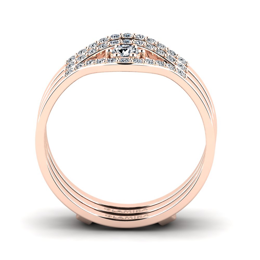 14ct Rose Gold Ring Puiti SET
