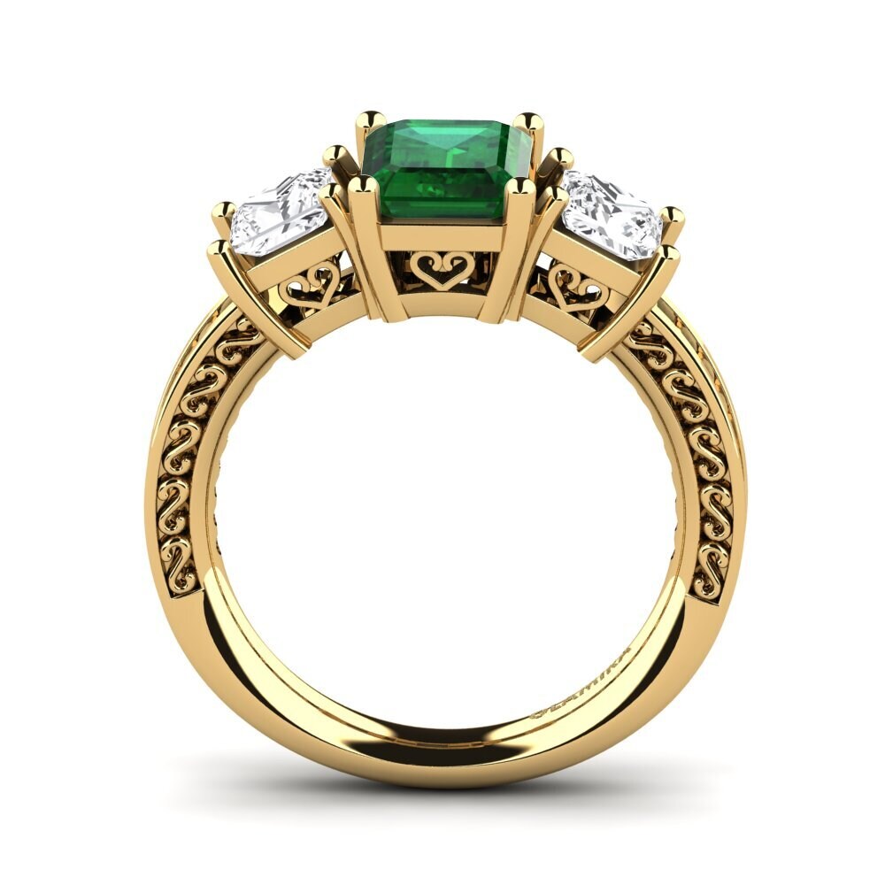 18ct Yellow Gold Engagement Ring Purnima