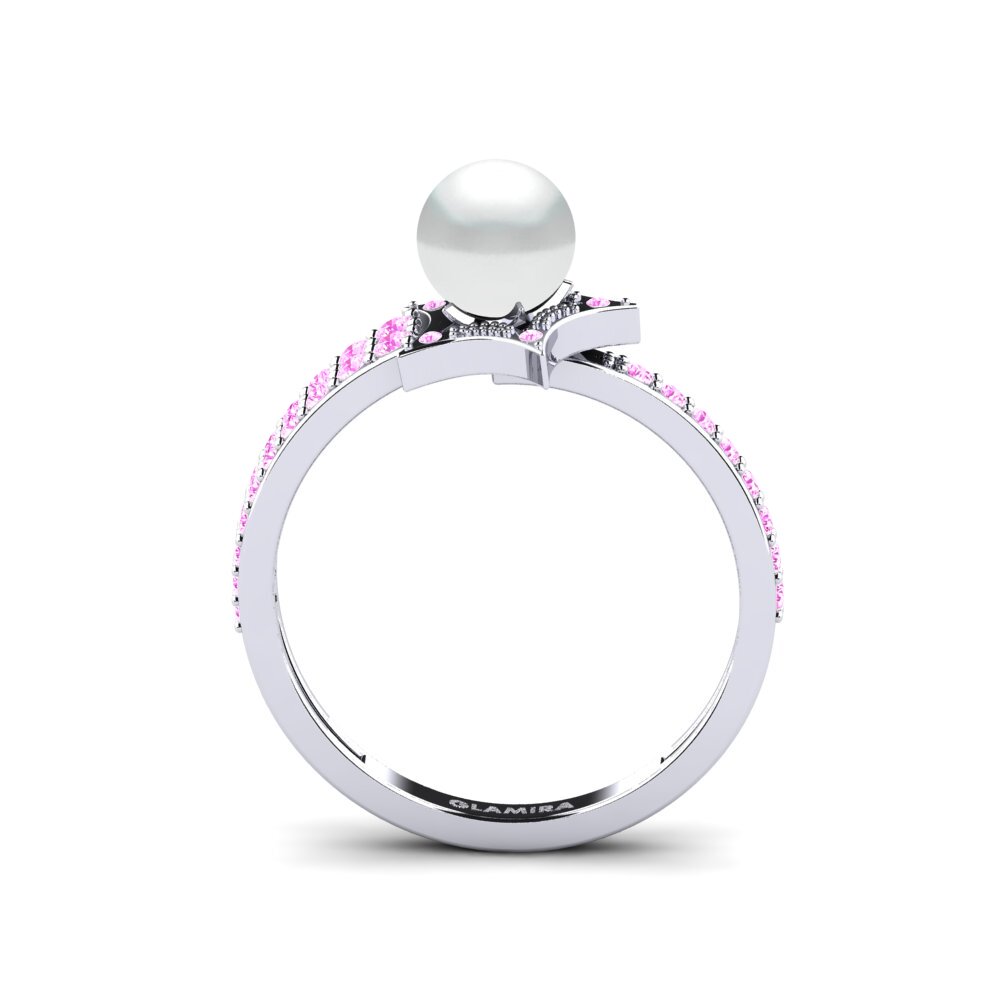 Zafiro Rosado Anillo Quince