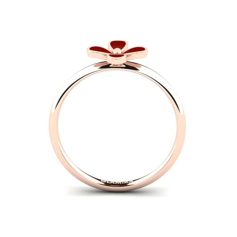 14k Rose Gold Ring Quintic