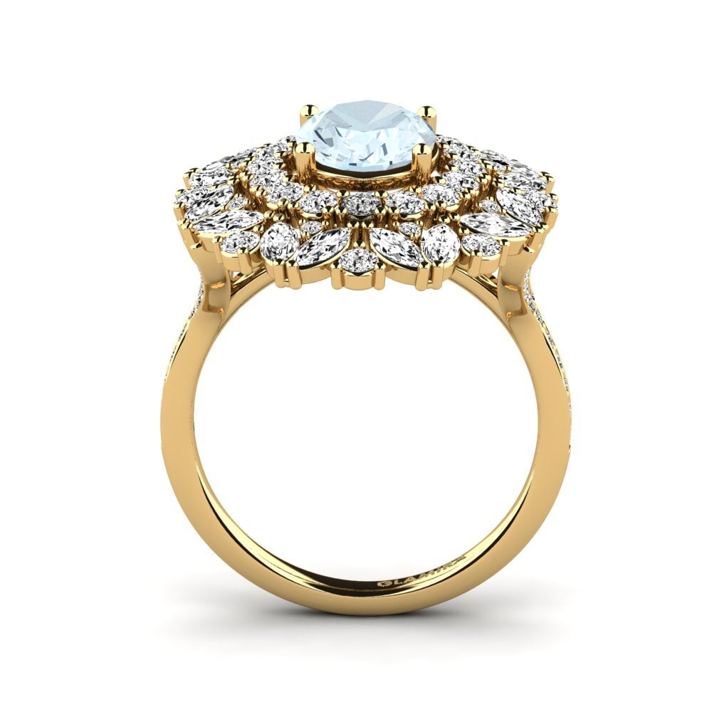 Aguamarina Anillo de compromiso Agathon