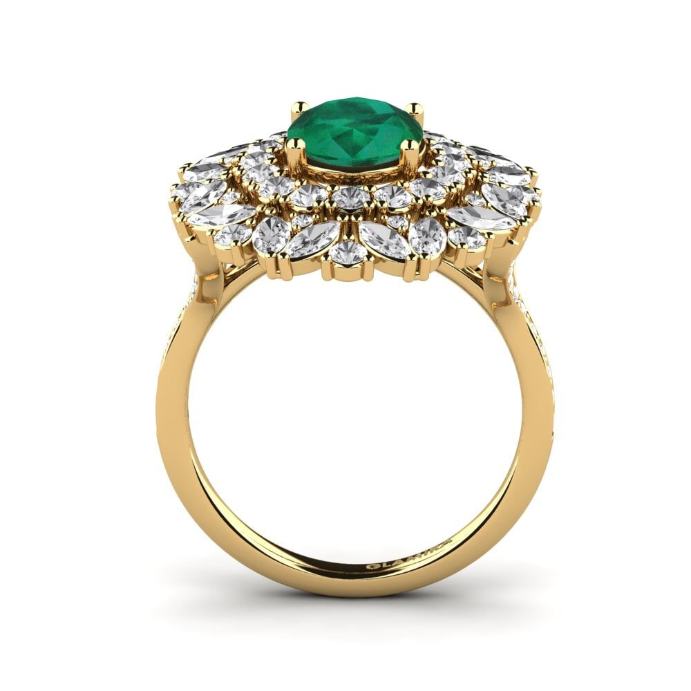 18ct Yellow Gold Engagement Ring Agathon