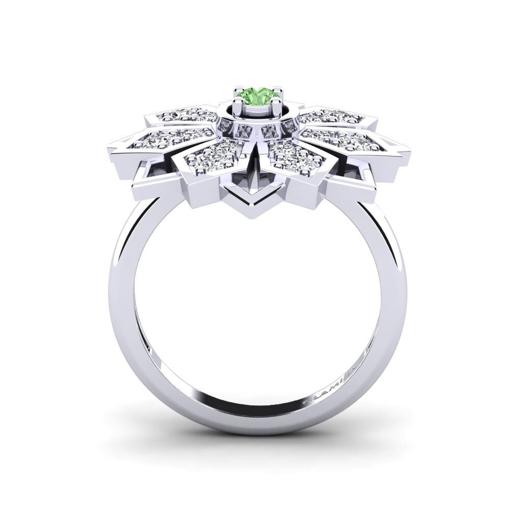 Grüner Diamant Ring Gordan