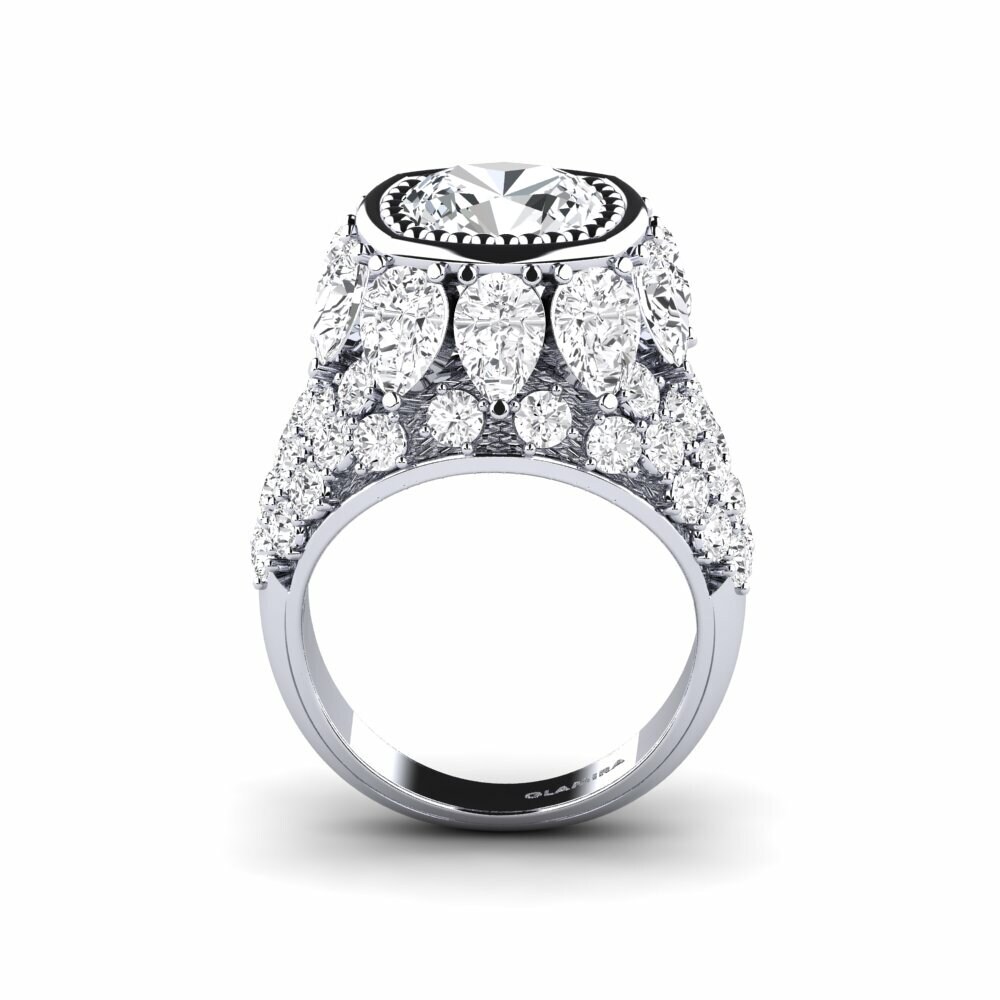 Circón Blanco Anillo de compromiso Hardy