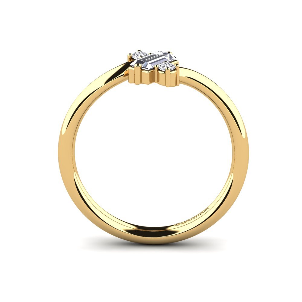 14ct Yellow Gold Engagement Ring Hema