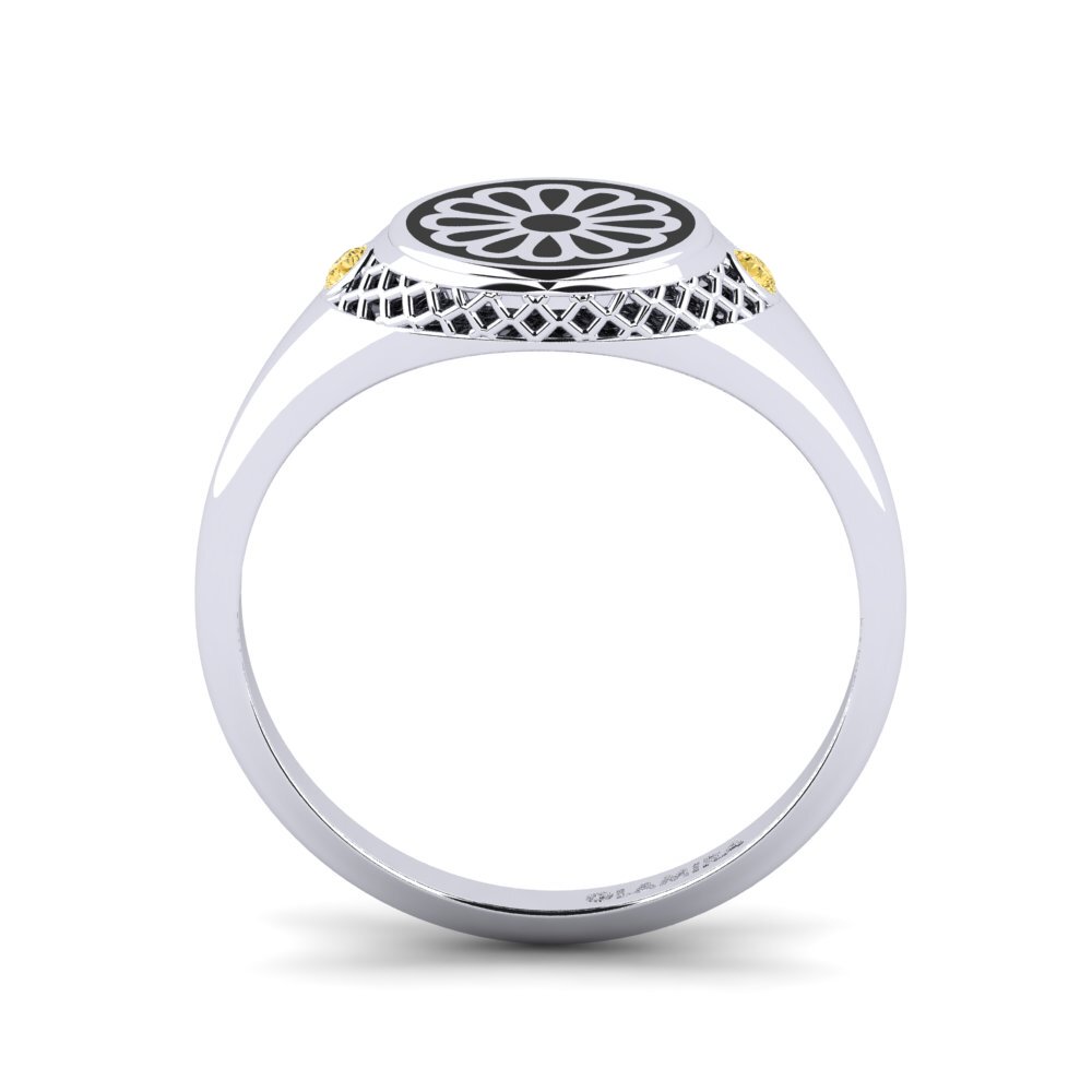 Diamant Jaune Bague Lenox