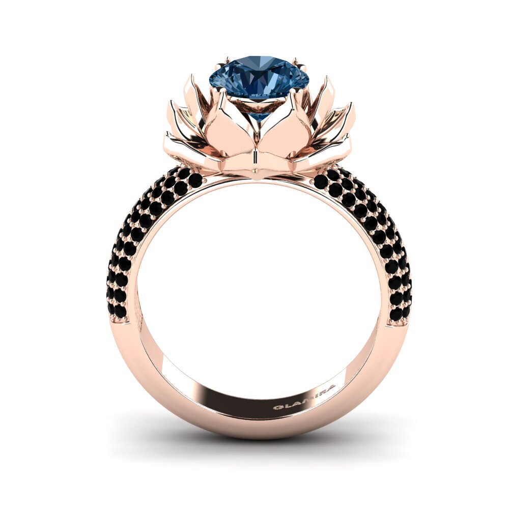 Diamant Bleu Bague Melite