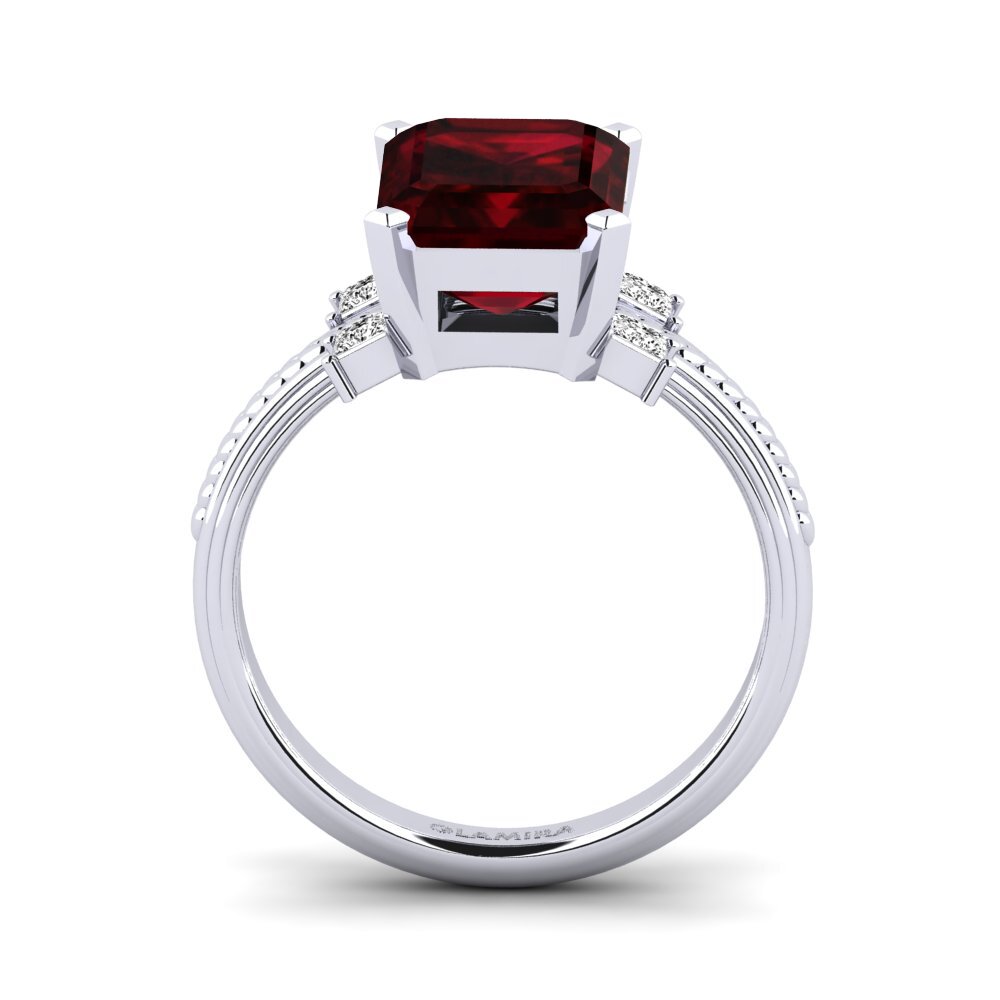 Granate Anillo de compromiso Yely