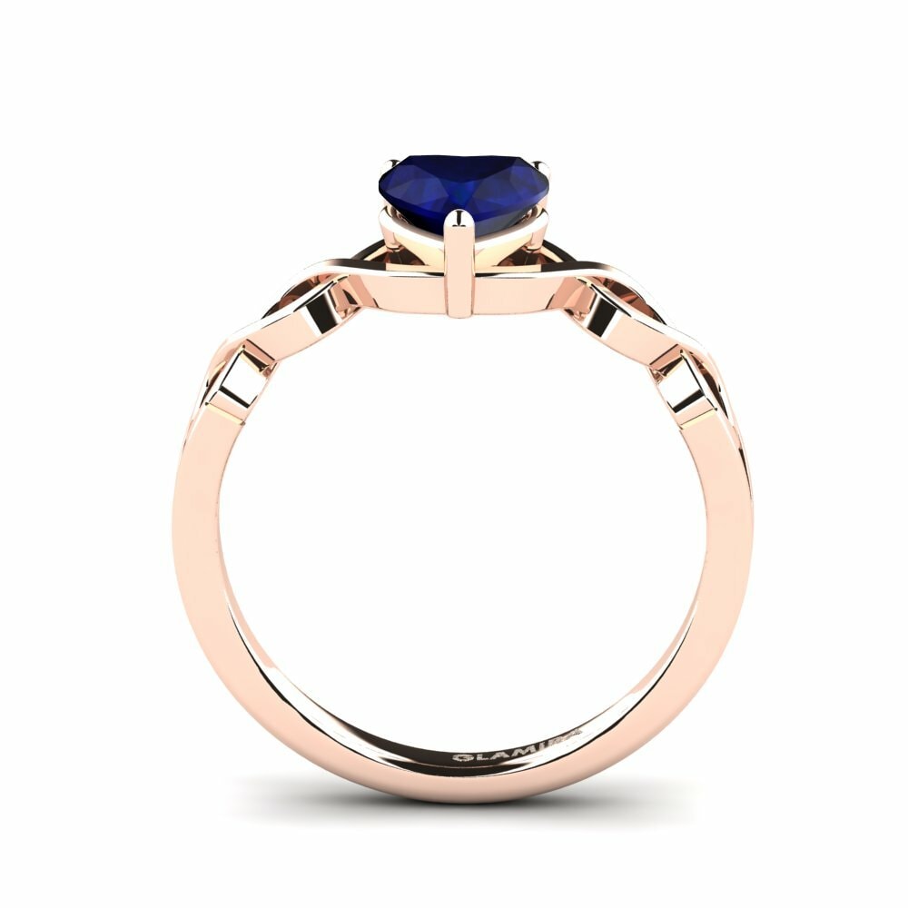 Zafiro Anillo de compromiso Rashell