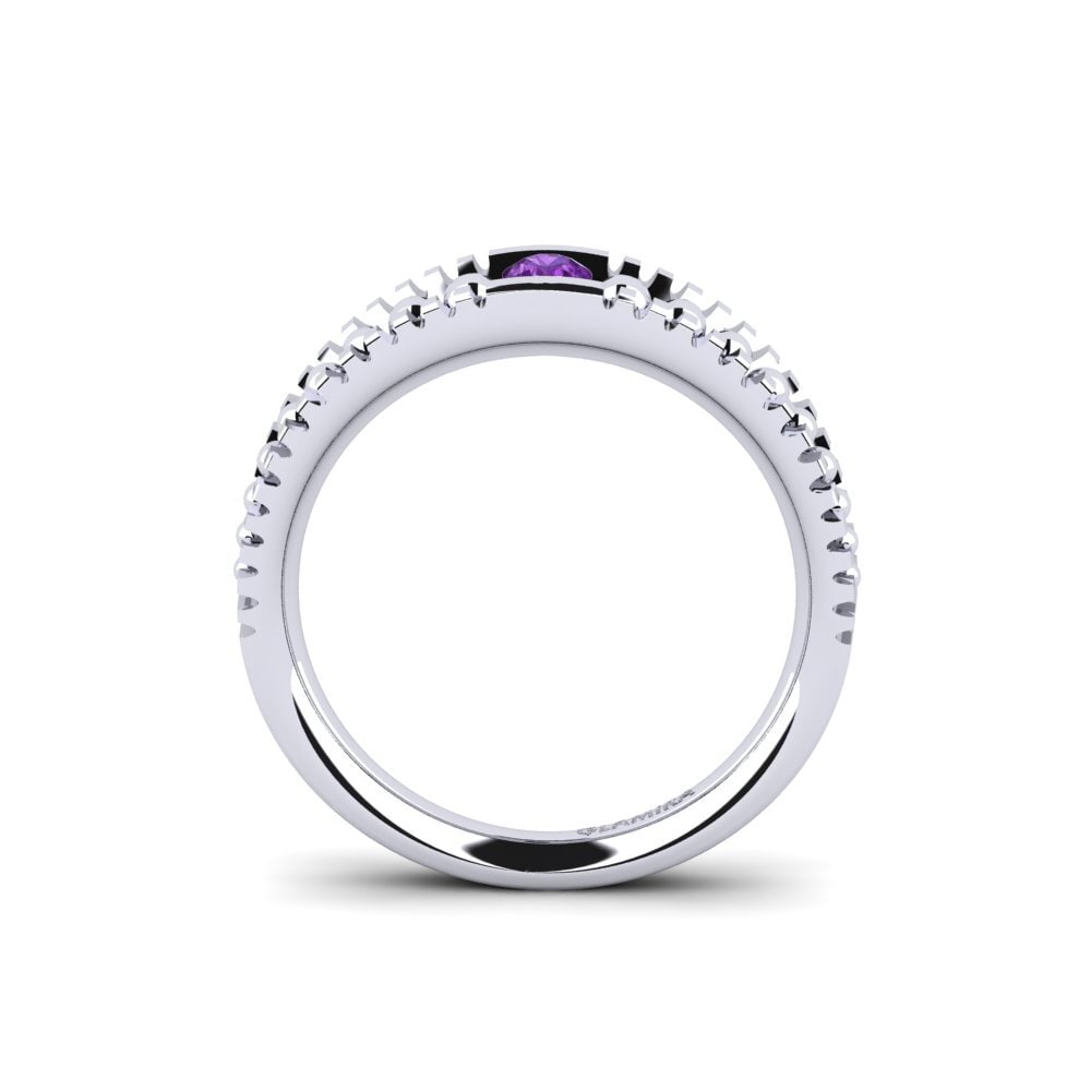 Amethyst Engagement Ring Rasia