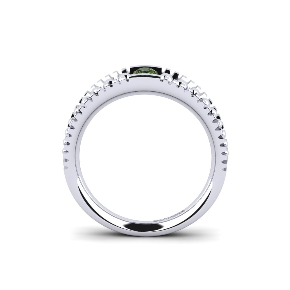 Green Sapphire Engagement Ring Rasia