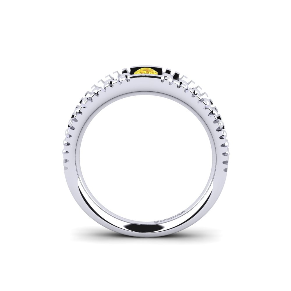 Yellow Sapphire Engagement Ring Rasia