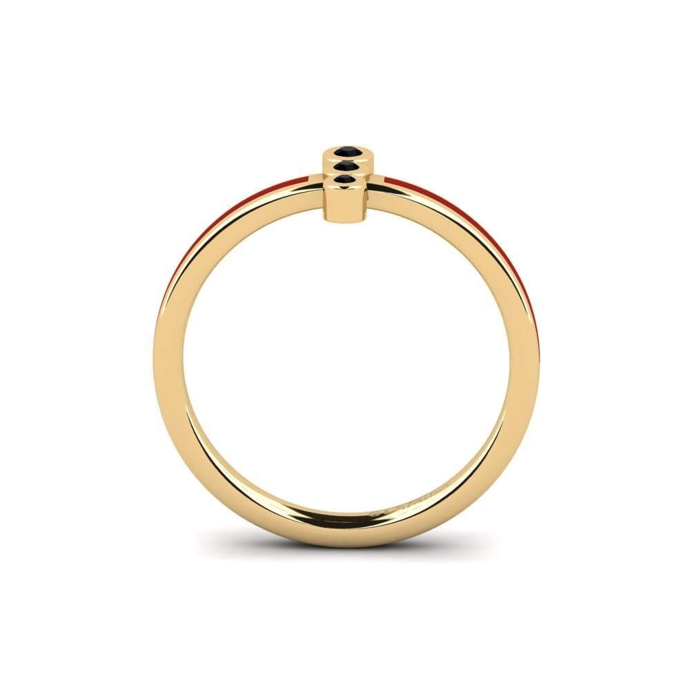 Schwarzer Onyx Ring Rayelf