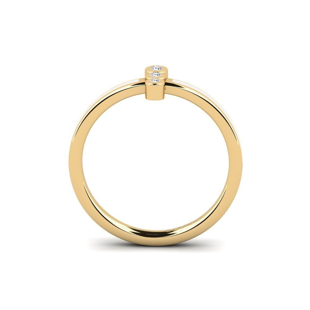 Weißer Saphir Ring Rayelf