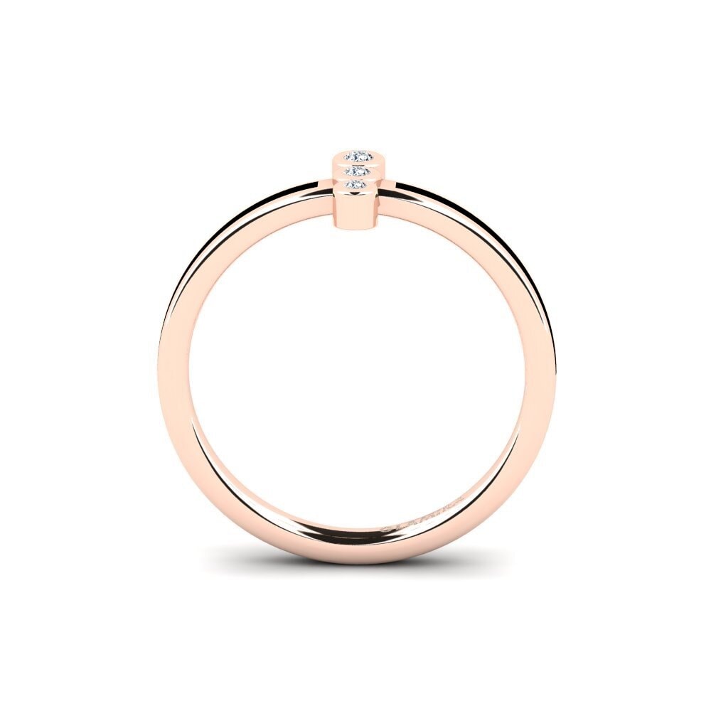 18ct Rose Gold Ring Rayelf