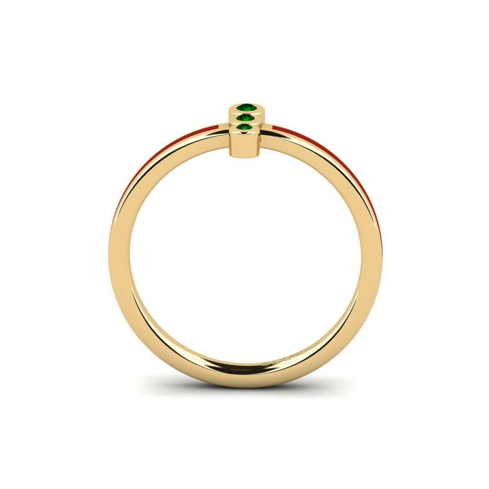 Zircone Vert Bague Rayelf
