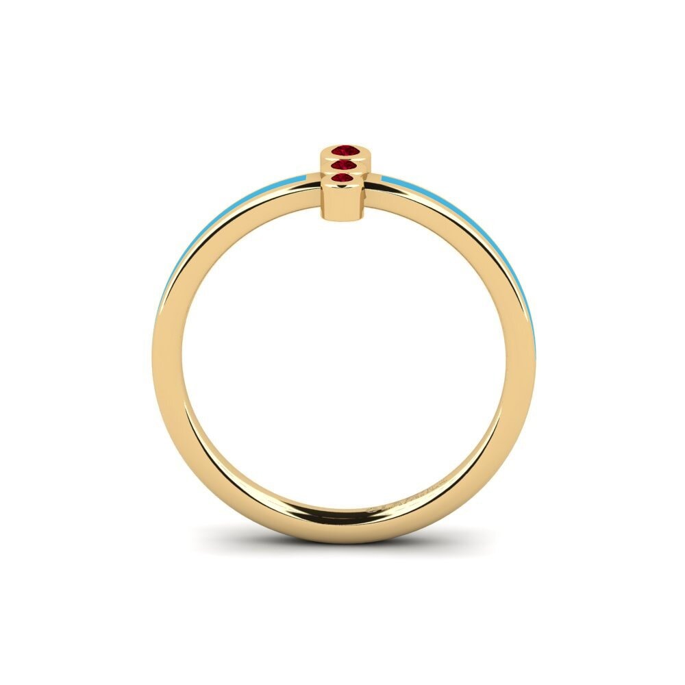 Roter Zirkonia Ring Rayelf