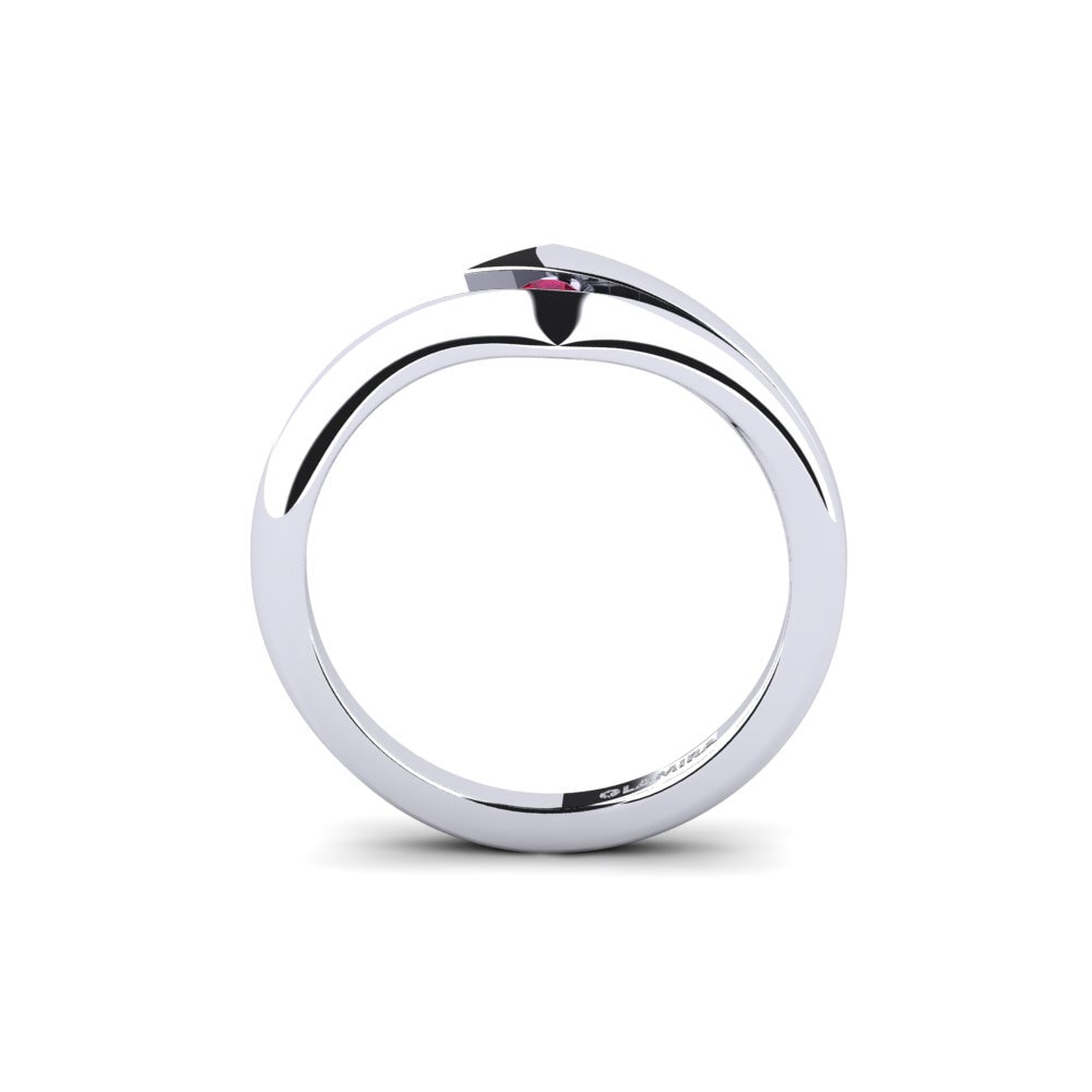Ruby Engagement Ring Evie