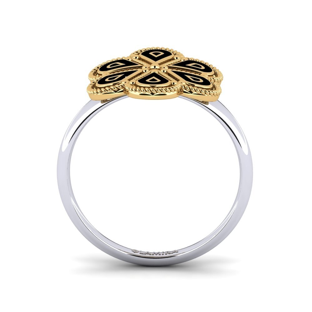 375 Gelb & Weißgold Ring Rean