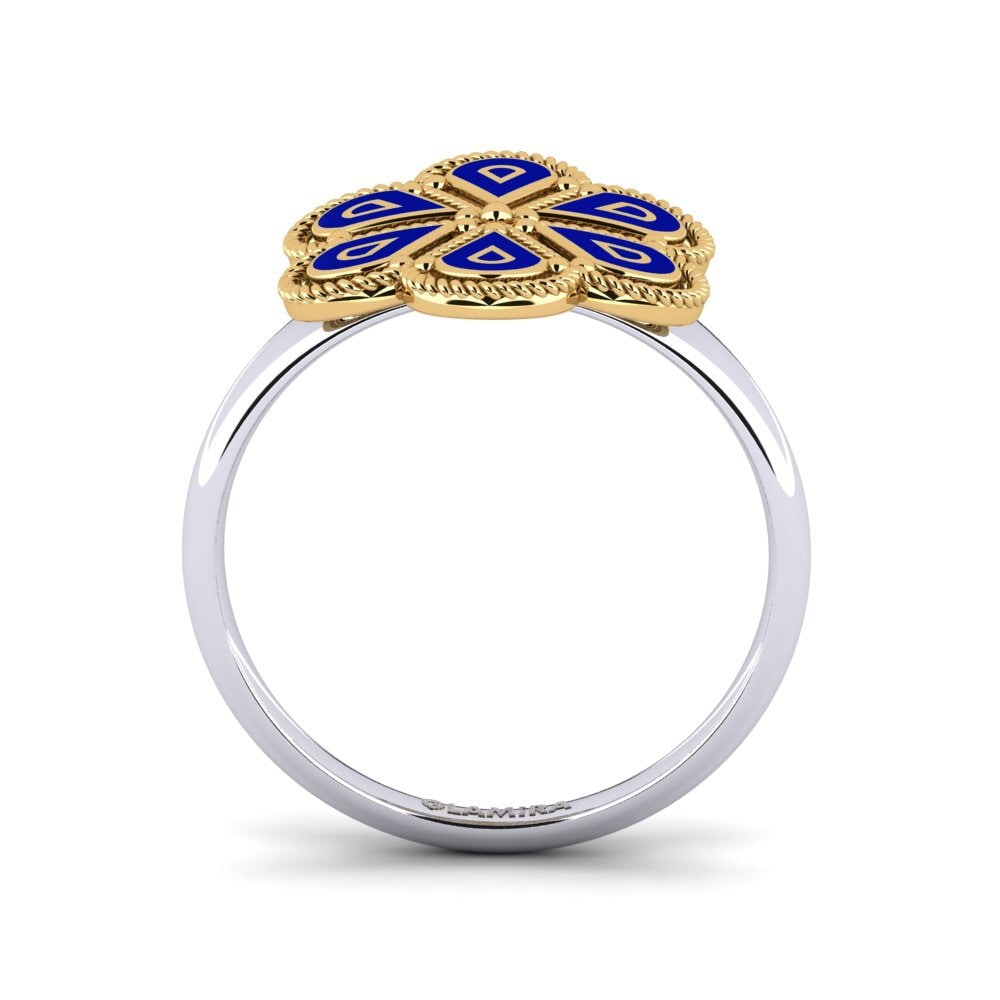 750 Gelb & Weißgold Ring Rean