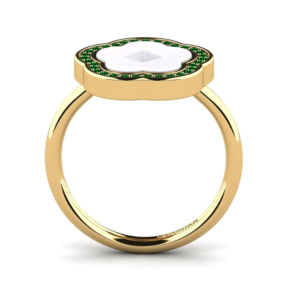 Zircônia Verde Anel Reardon