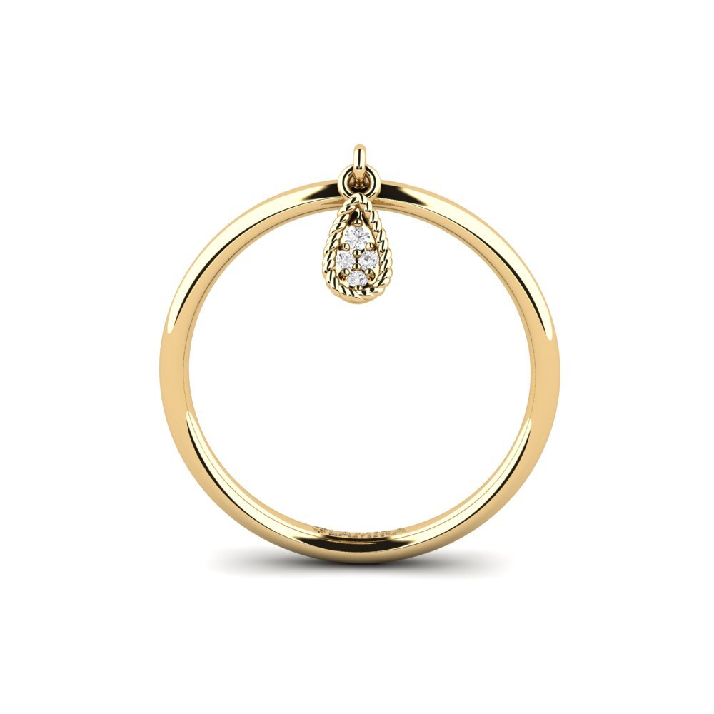 diamante-safira Anel Reassanerer