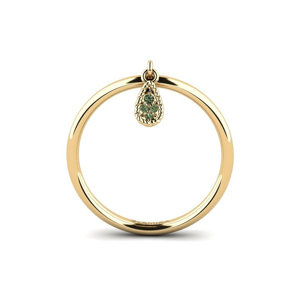 Grüner Diamant Ring Reassanerer