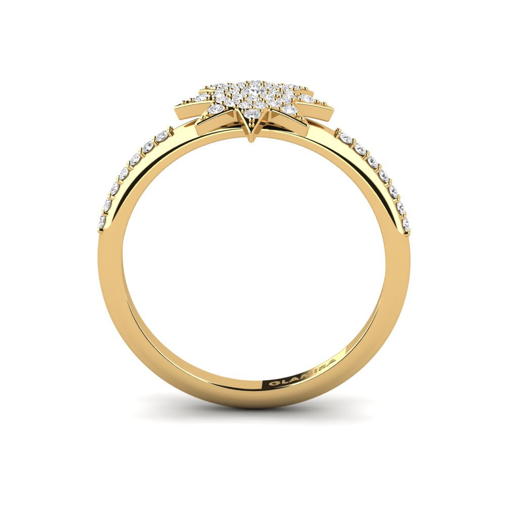 Zafiro blanco Anillo Redamancy