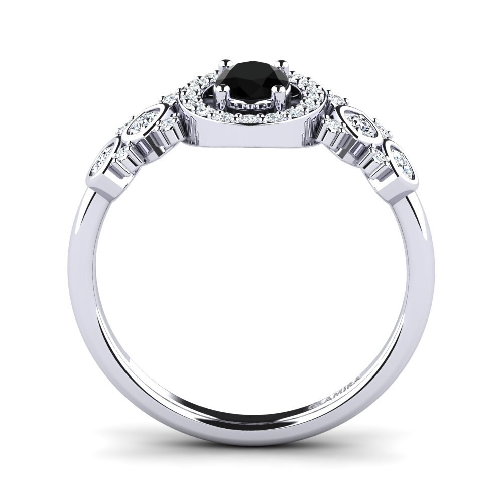 Black Onyx Women's Ring Regange
