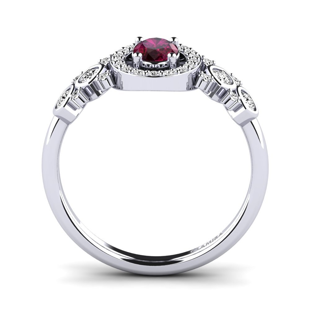 Rhodolite Garnet Women's Ring Regange