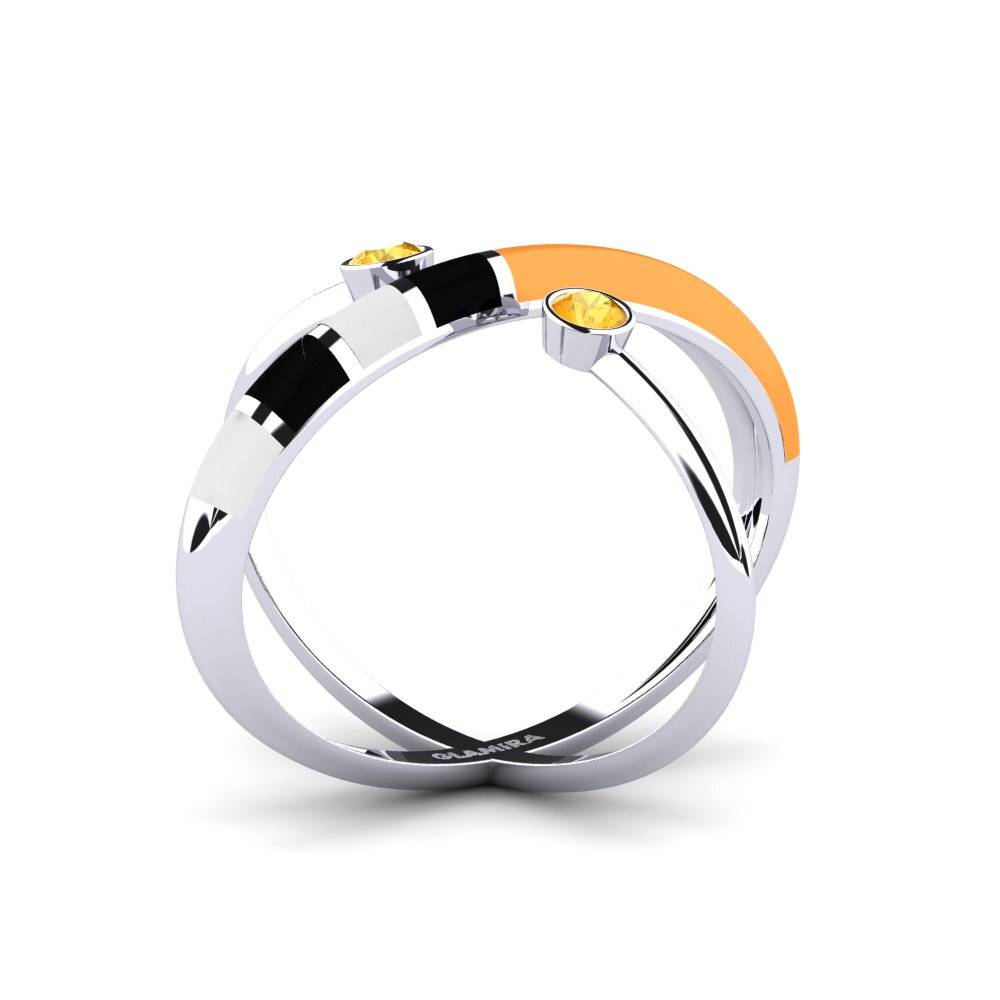 Citrine Ring Regnbu