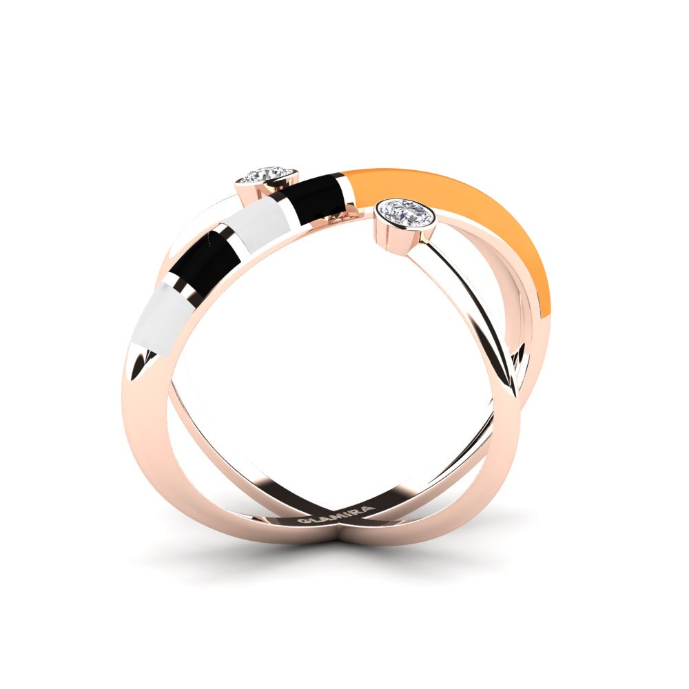 Diamant Ring Regnbu