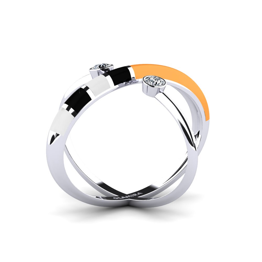 Zirconia Ring Regnbu